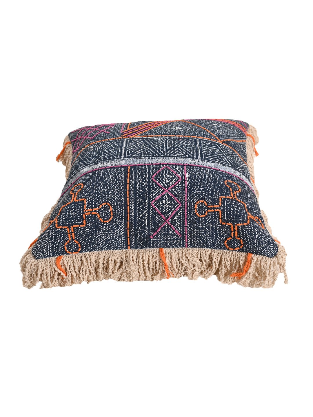 SAM - COTTON PRINTED SQUARE CUSHION COVER - ART AVENUE