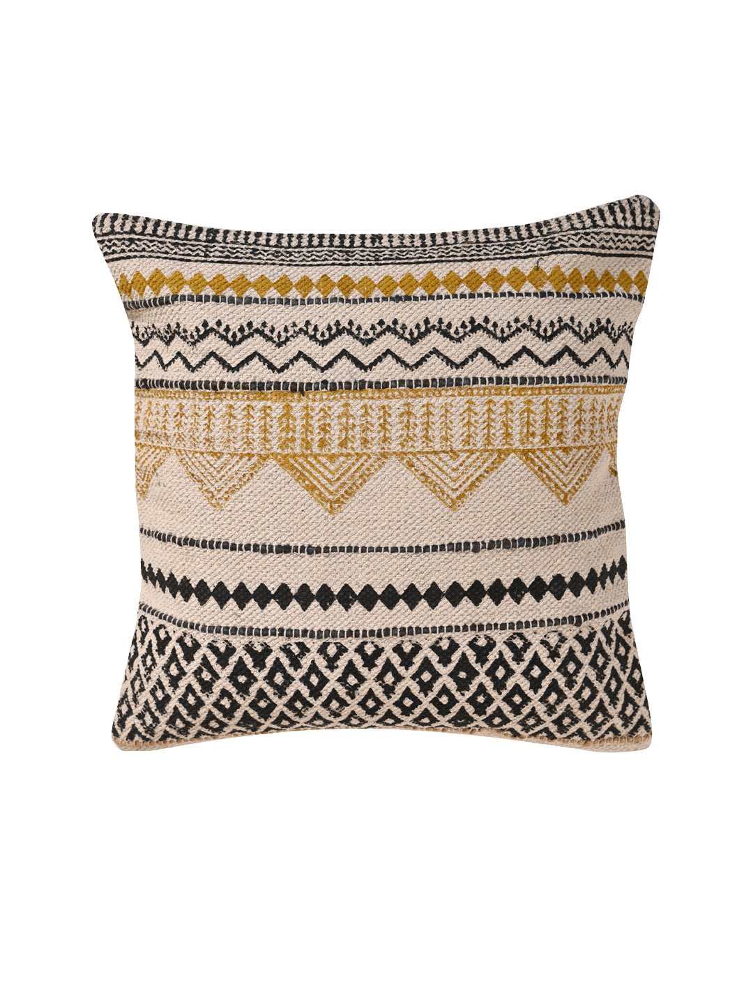PSYCHE - COTTON PRINTED SQUARE CUSHION COVER - ART AVENUE