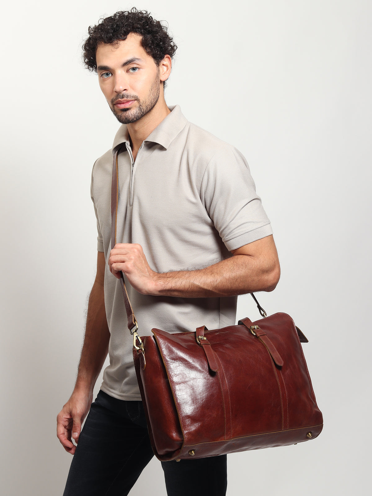 Adieu leather laptop bag — Art Avenue