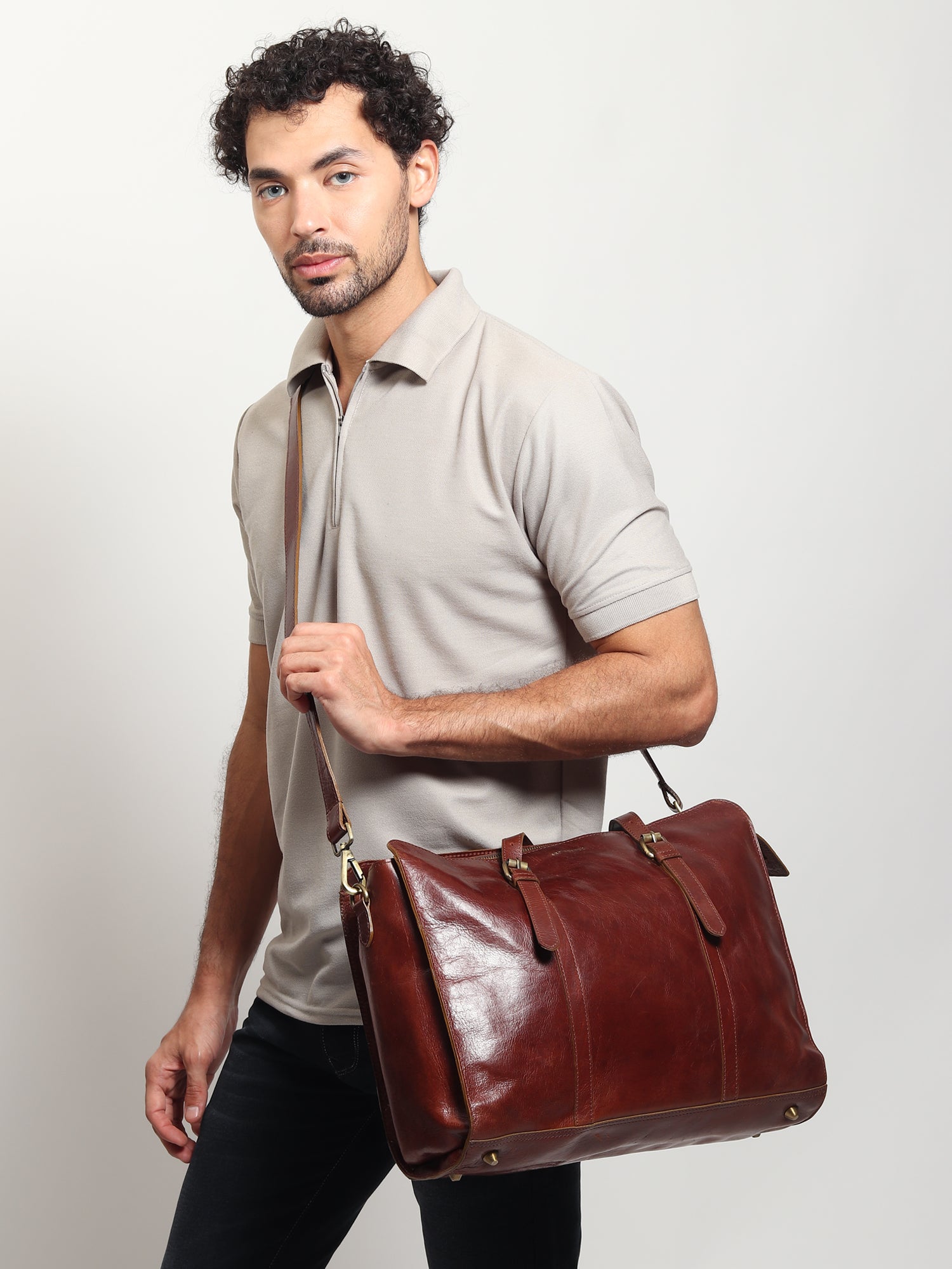 Adieu leather laptop bag — Art Avenue