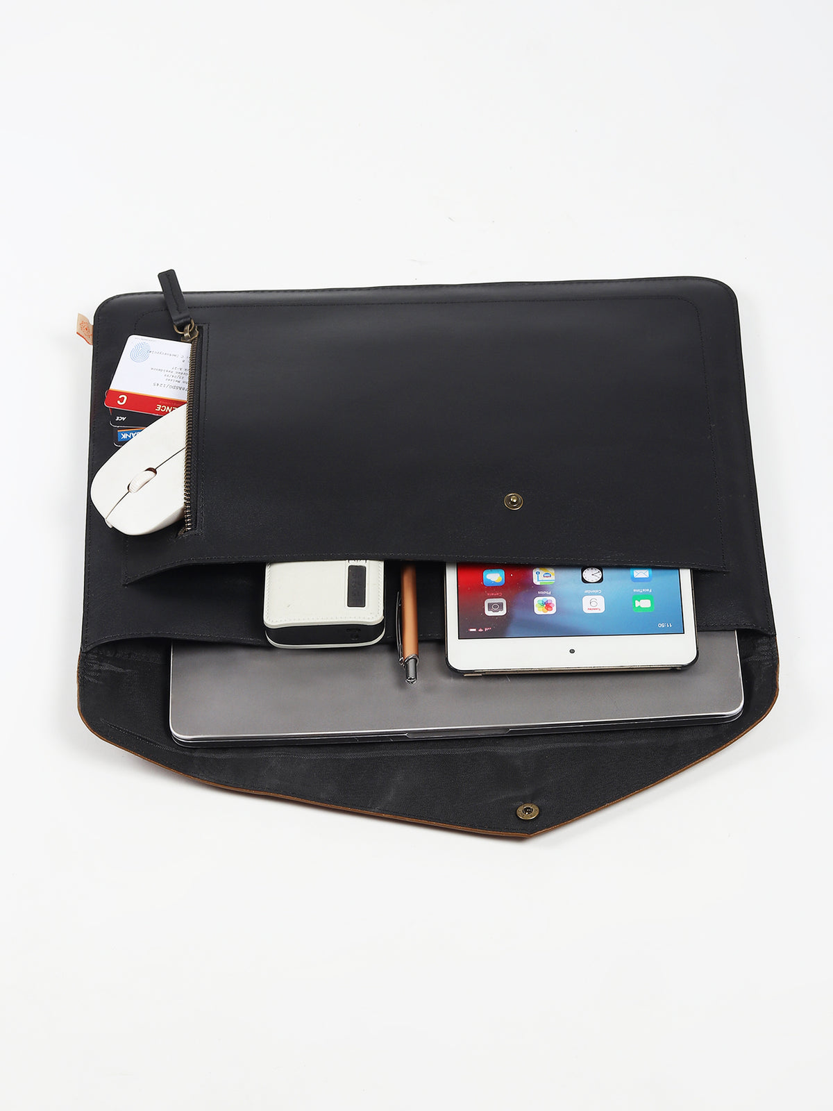 Abaze Leather Laptop Sleeve