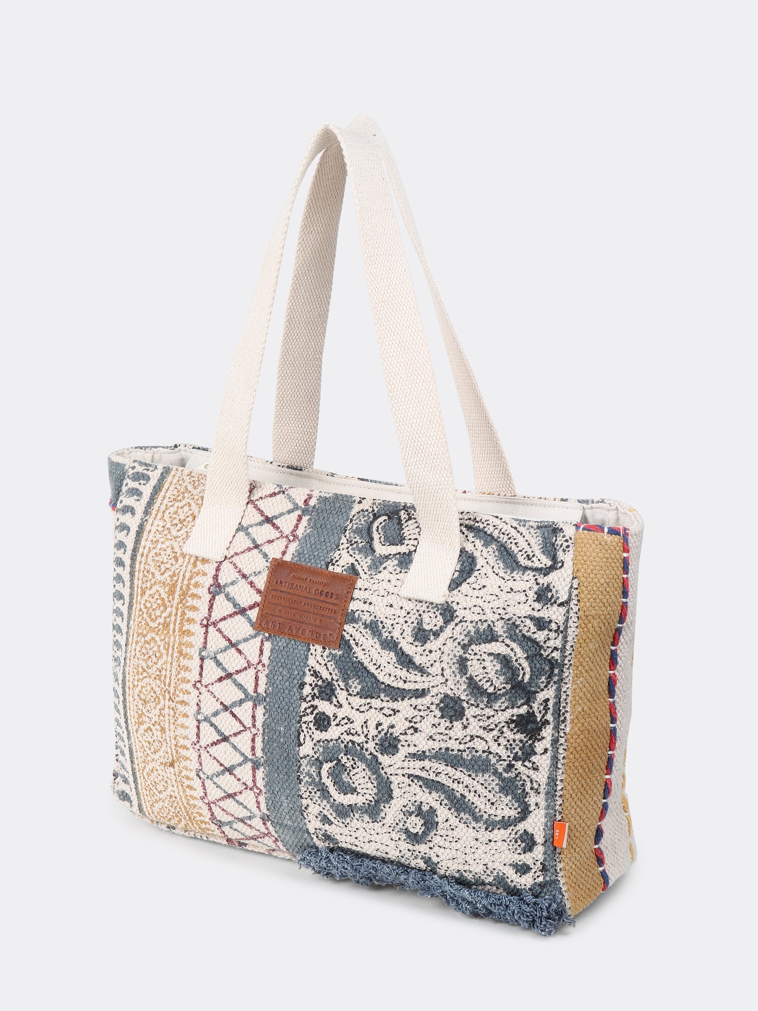 Elysira cotton tote bag lifestyle — Art Avenue