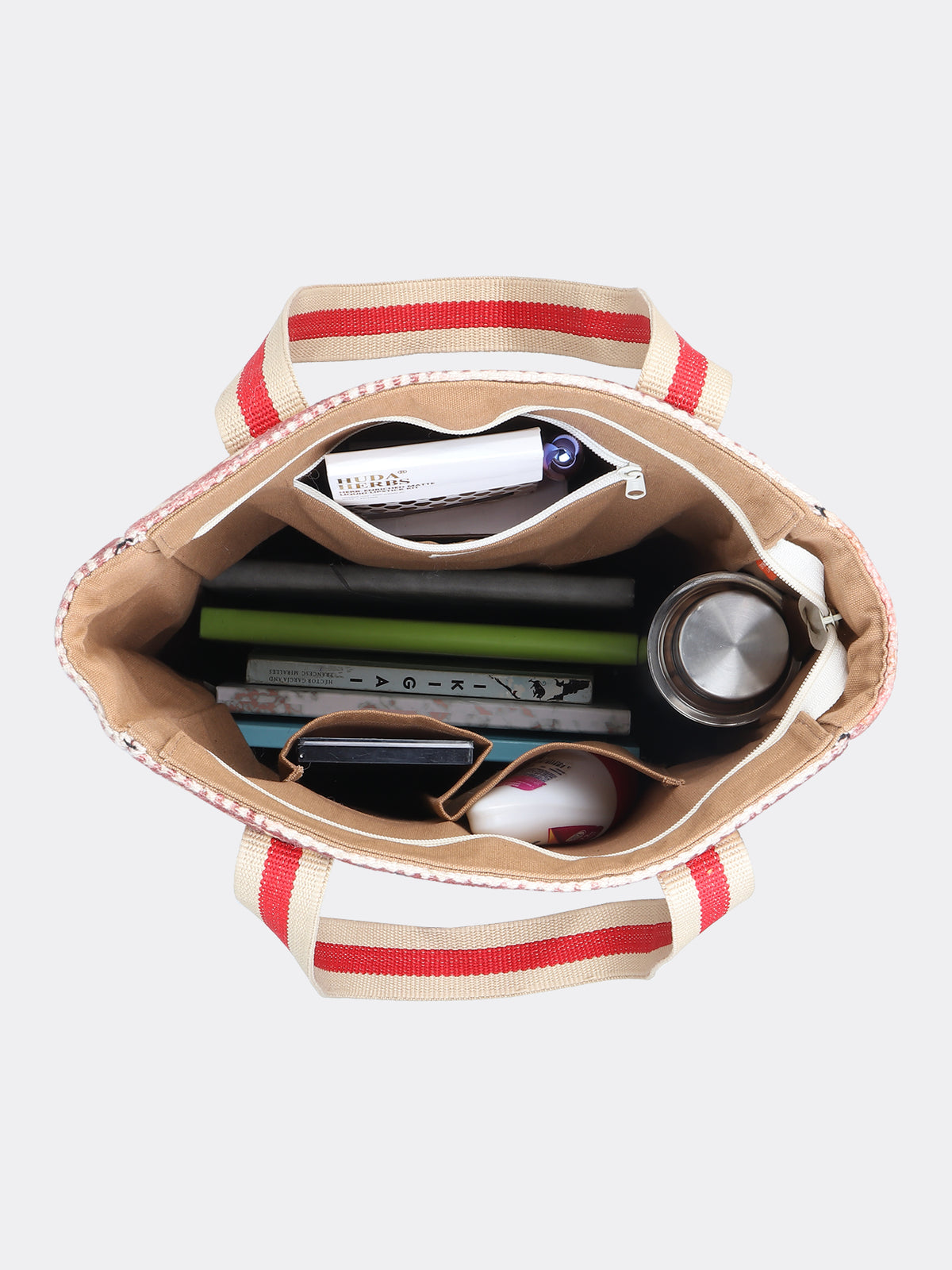 Coutivana embroidered tote bag lifestyle — Art Avenue