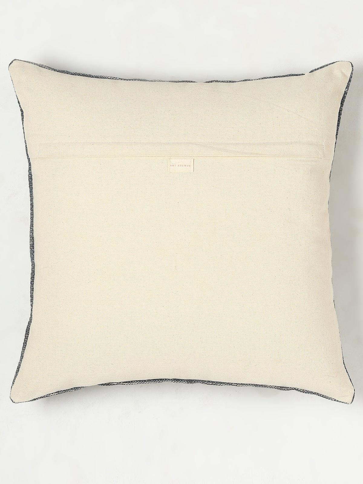 Gazbia Block-Printed Square Cushion Cover