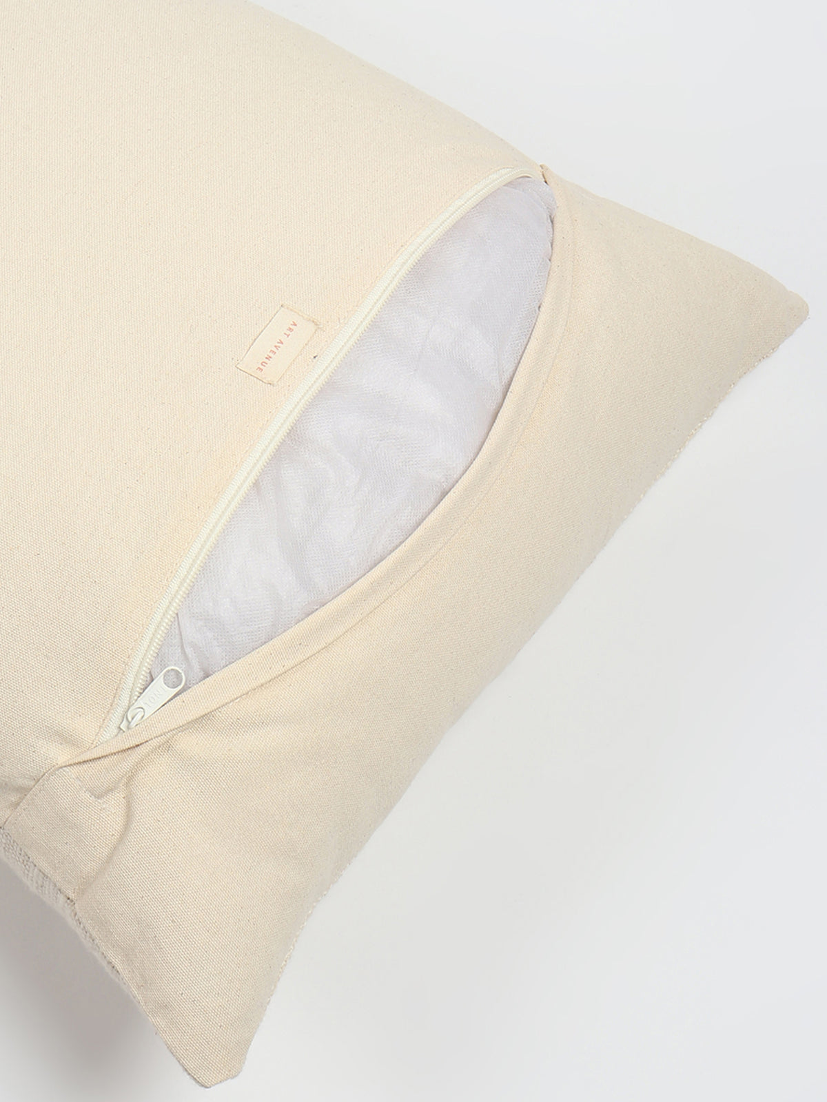 Alcippe Hand-Embroidered Square Cushion Cover