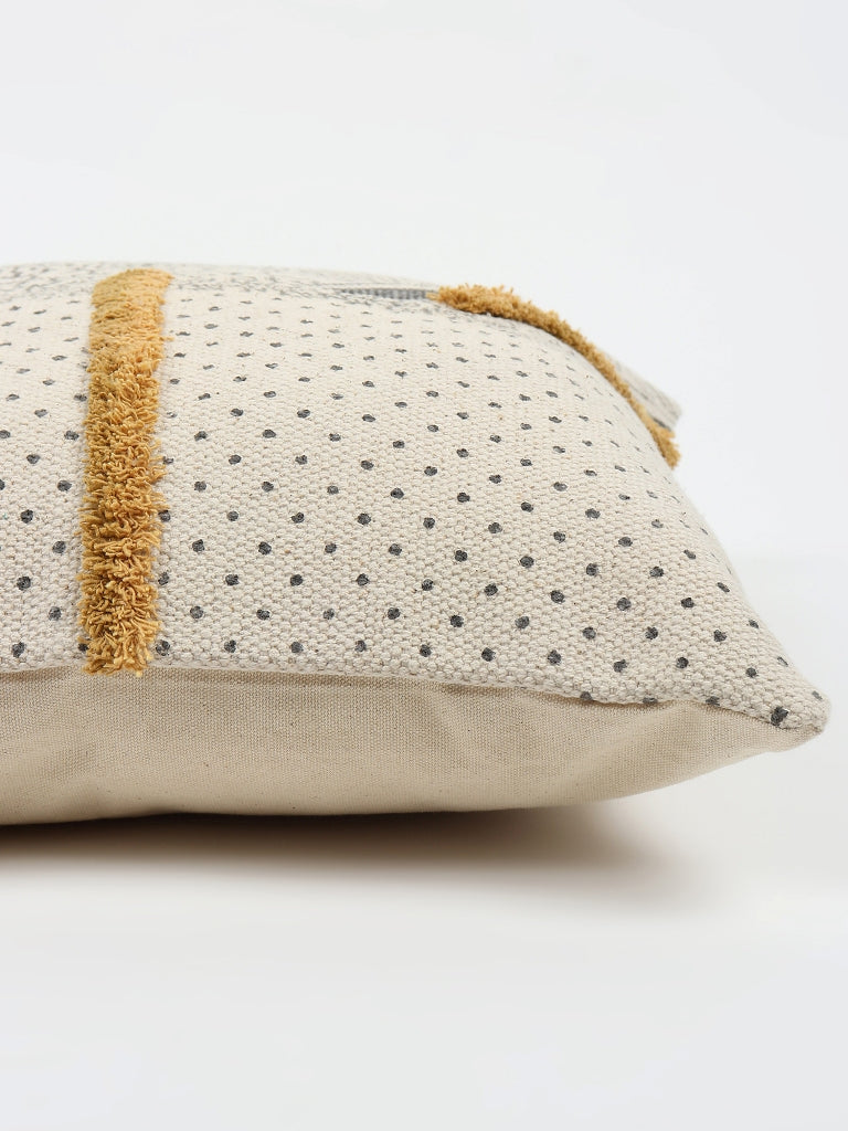 Lilith Block-Printed Square Cushion Cover