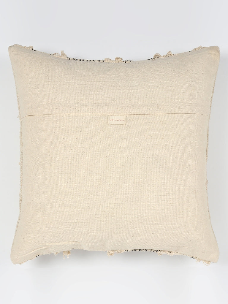 Marte Block-Printed Square Cushion Cover