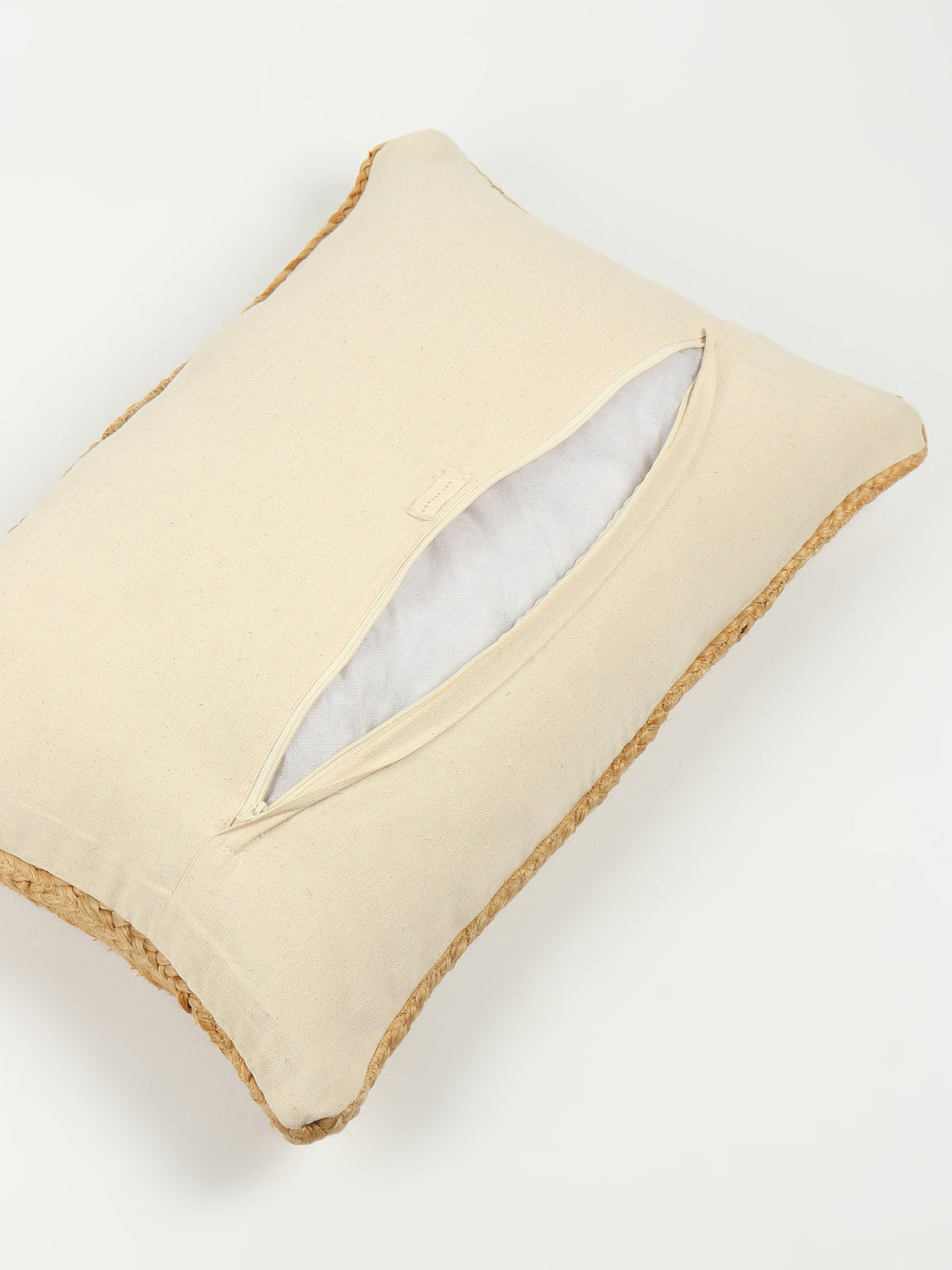 Althaia Braided Jute Lumbar Cushion Cover