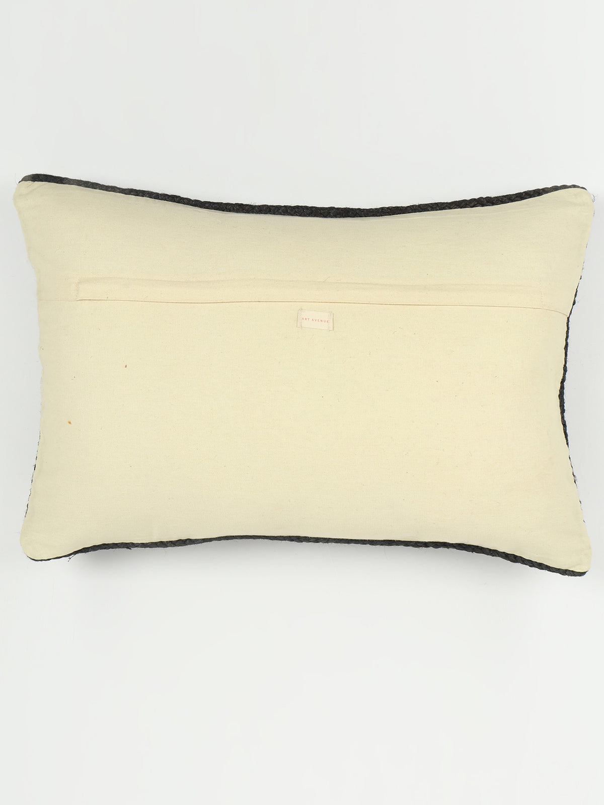 Kashiwa Overdyed Braided Jute Lumbar Cushion Cover