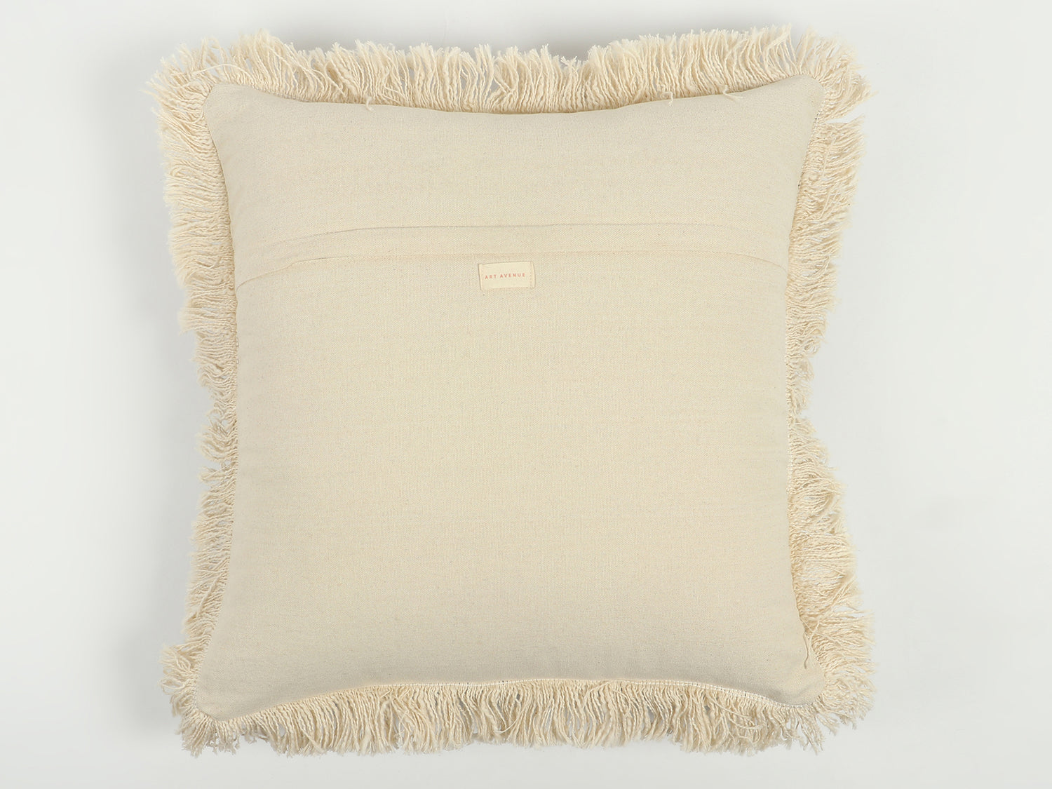 Zeus Solid Blue Square Cushion Cover