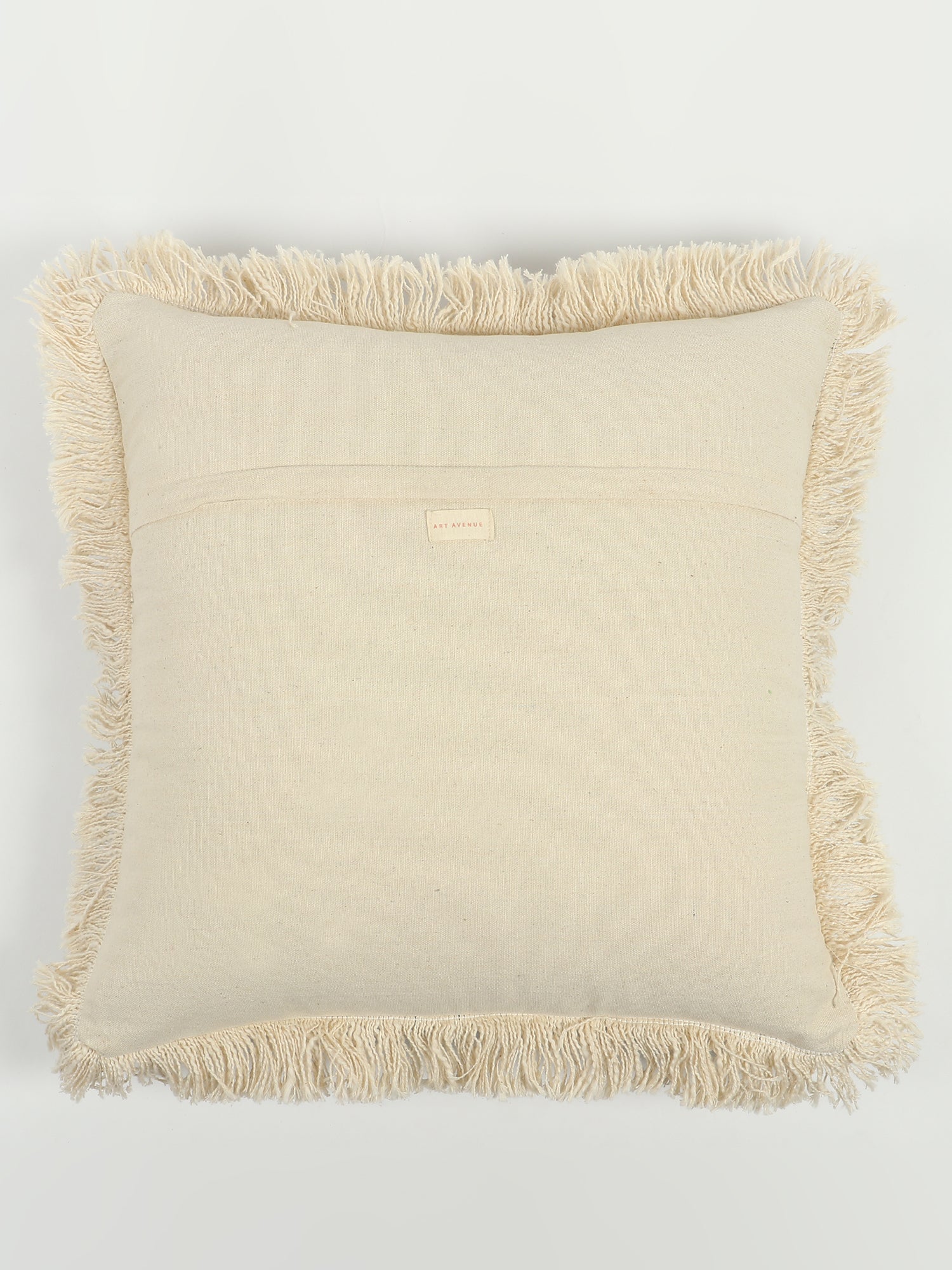 Gunnr Solid Orange Square Cushion Cover
