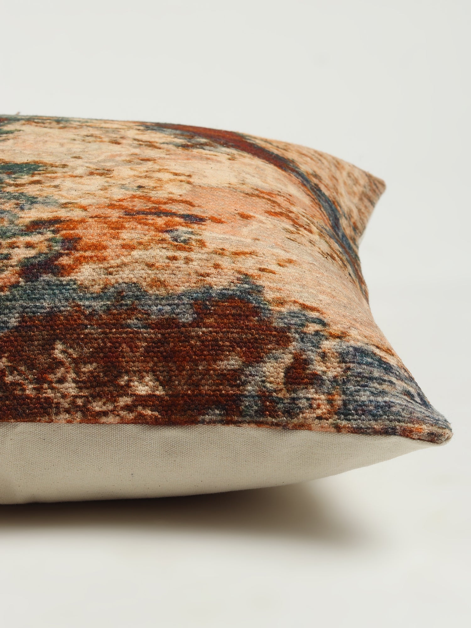 Cerere Block-Printed Square Cushion Cover