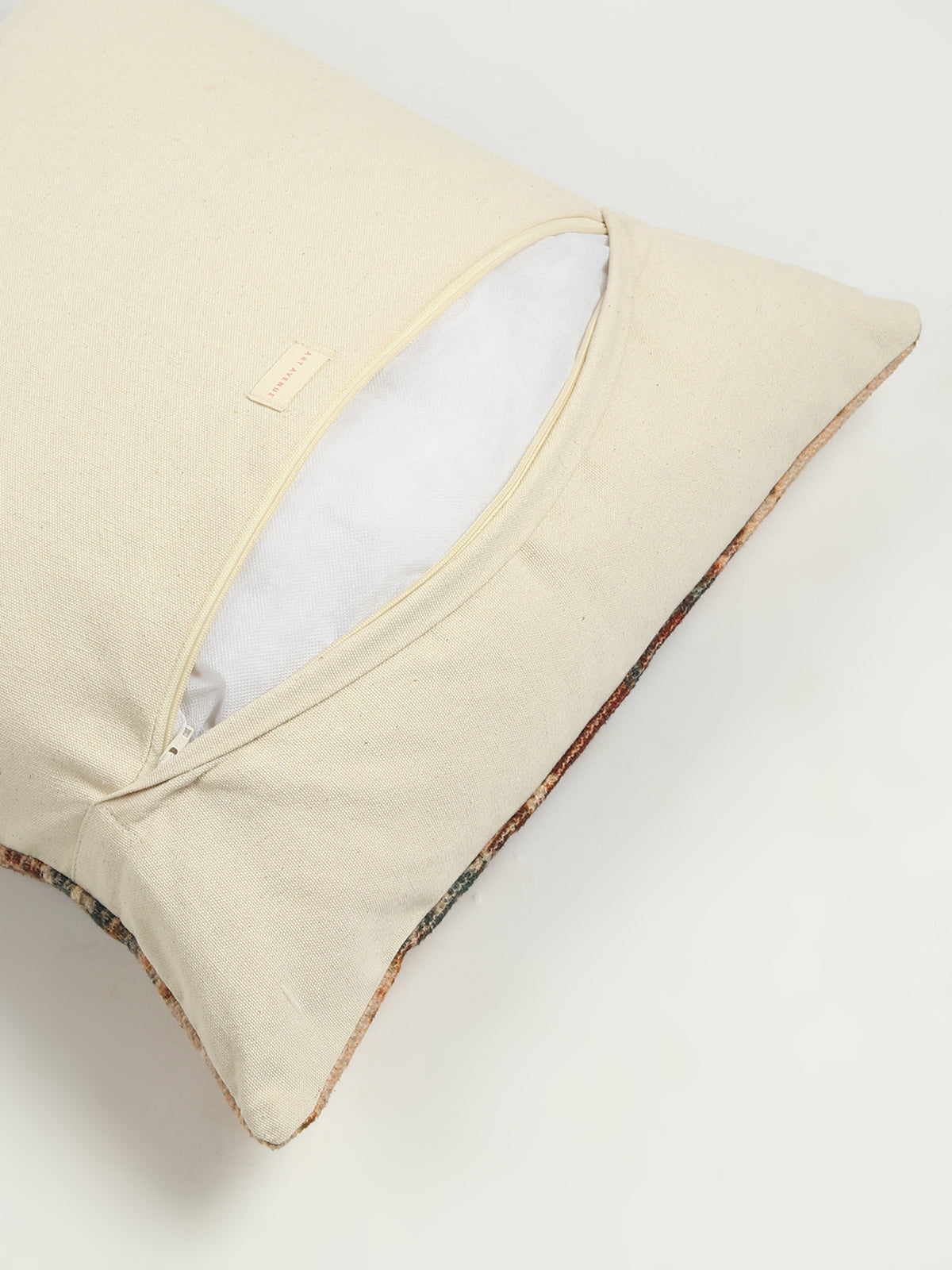 Cerere Block-Printed Square Cushion Cover