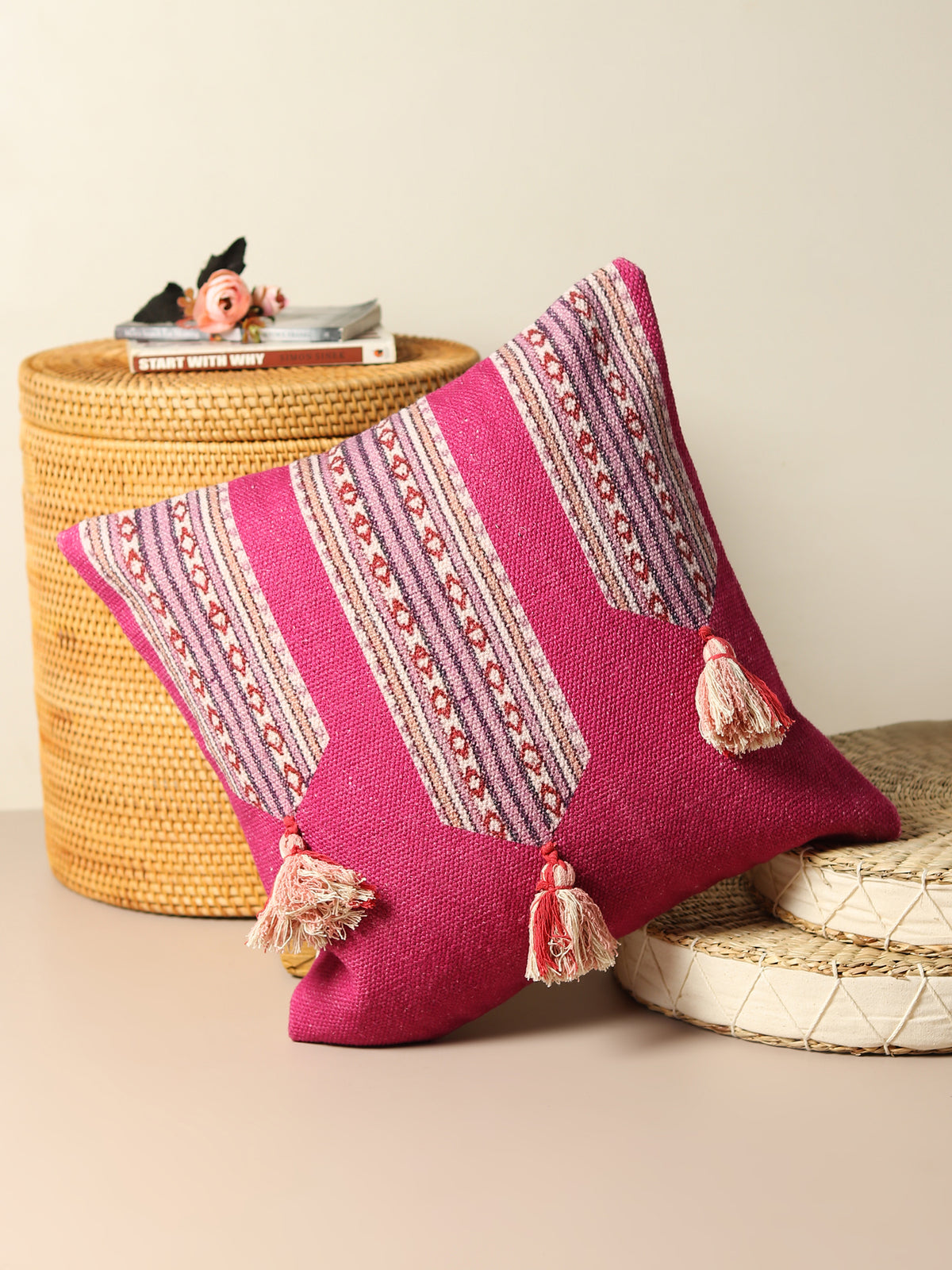Ruse Printed Square Cushion Cover