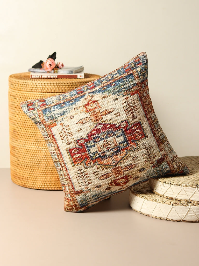 Gemini Digital-Printed Square Cushion Cover