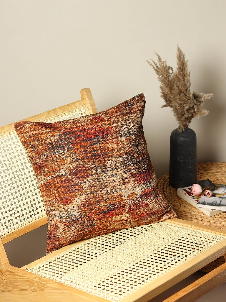 Gaea Digital-Printed Square Cushion Cover