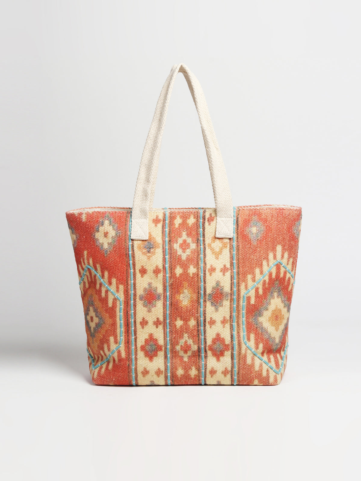 Fargo cotton tote bag interior — Art Avenue