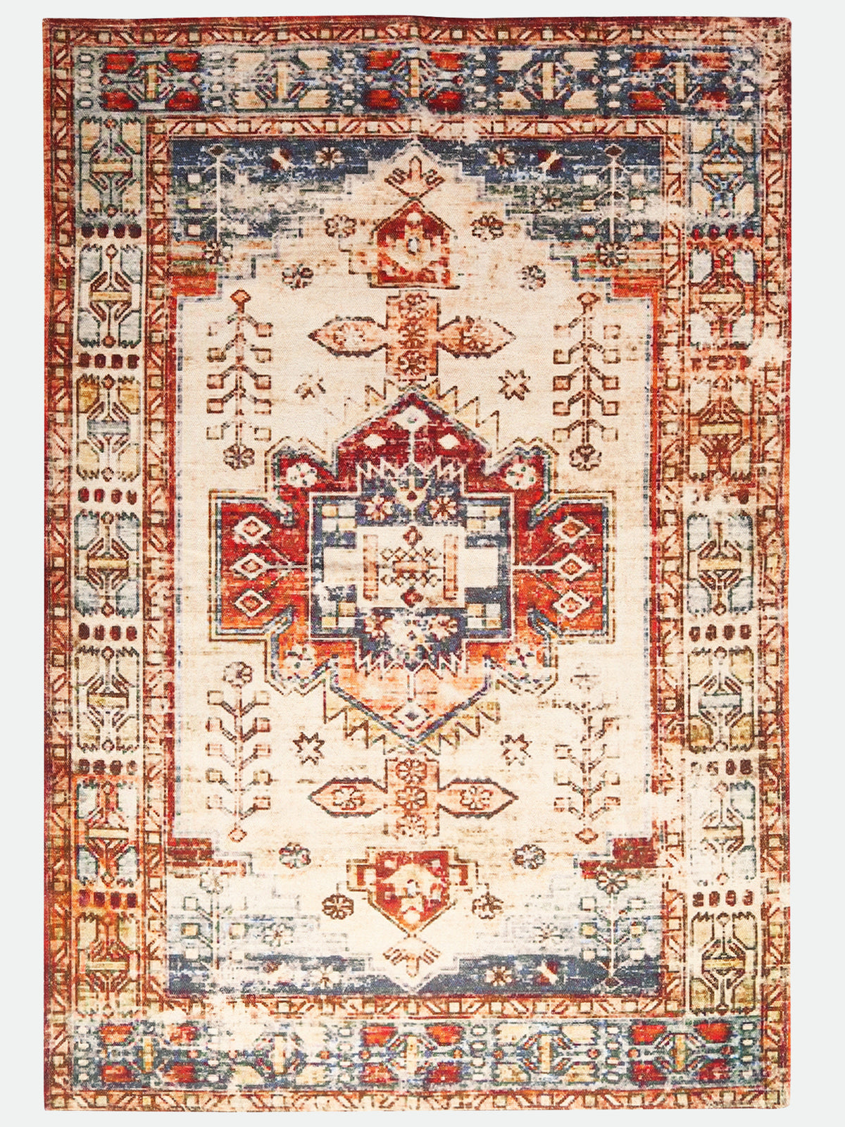 Meswak Digital-Printed Cotton Rug