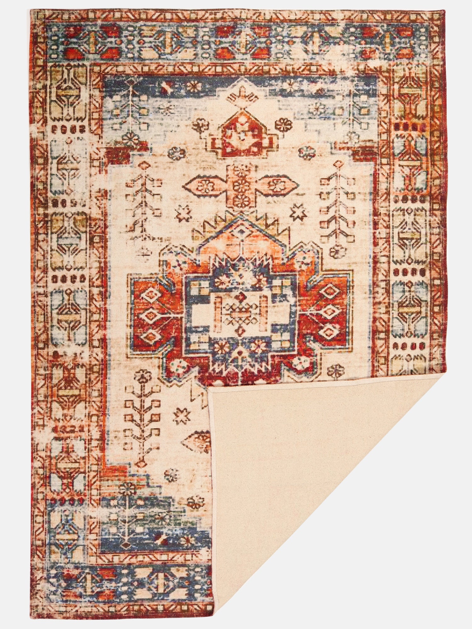 Meswak Digital-Printed Cotton Rug