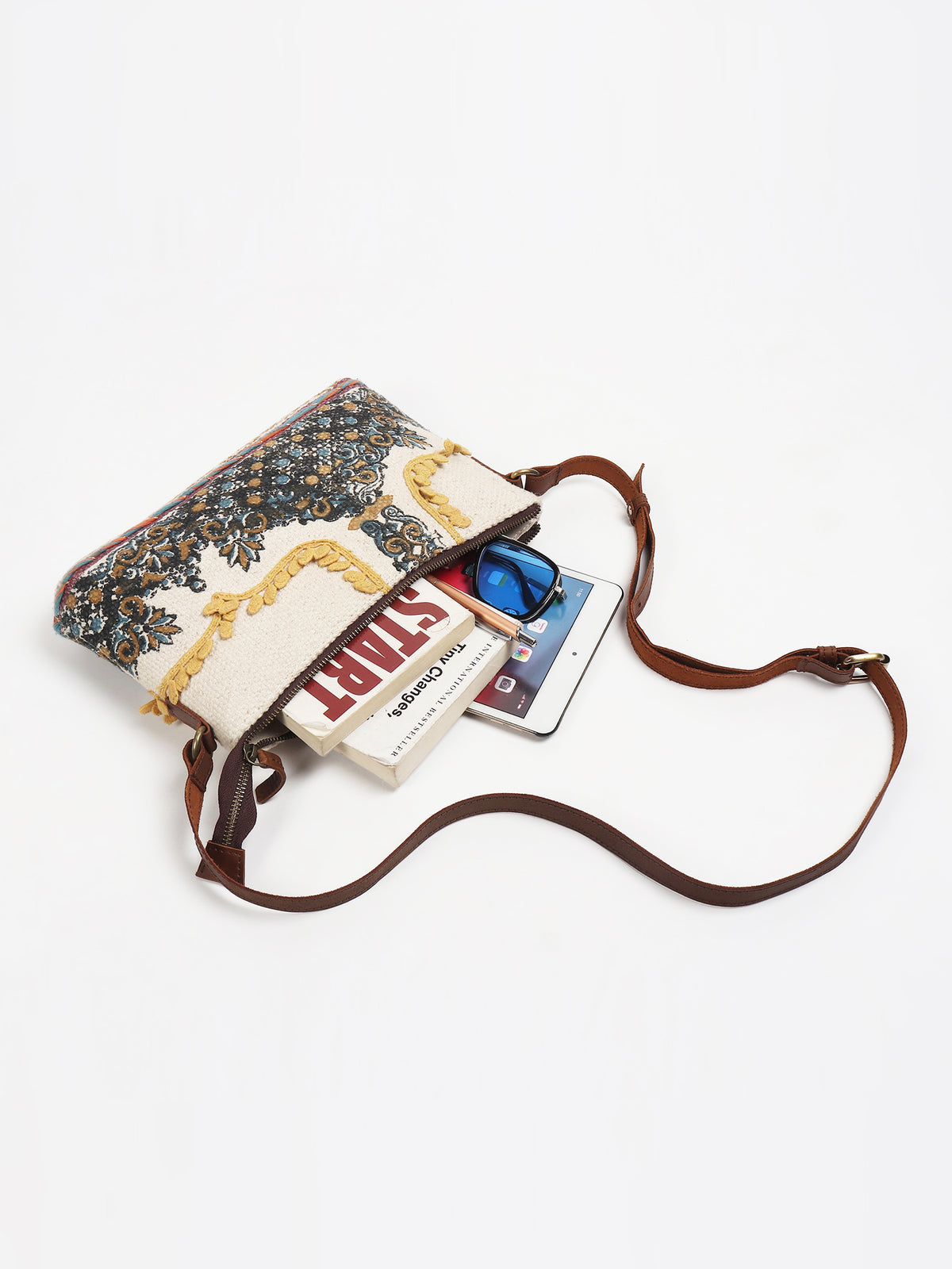 Danian sling bag alternate angle — Art Avenue