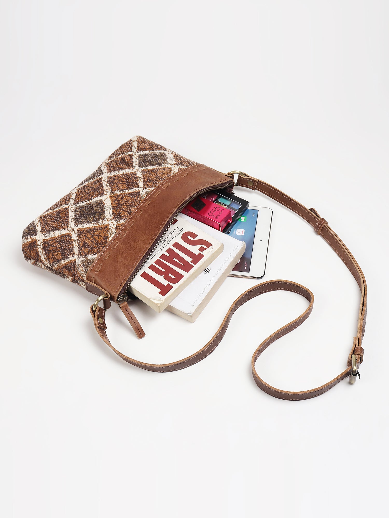 Allambee sling bag alternate angle — Art Avenue