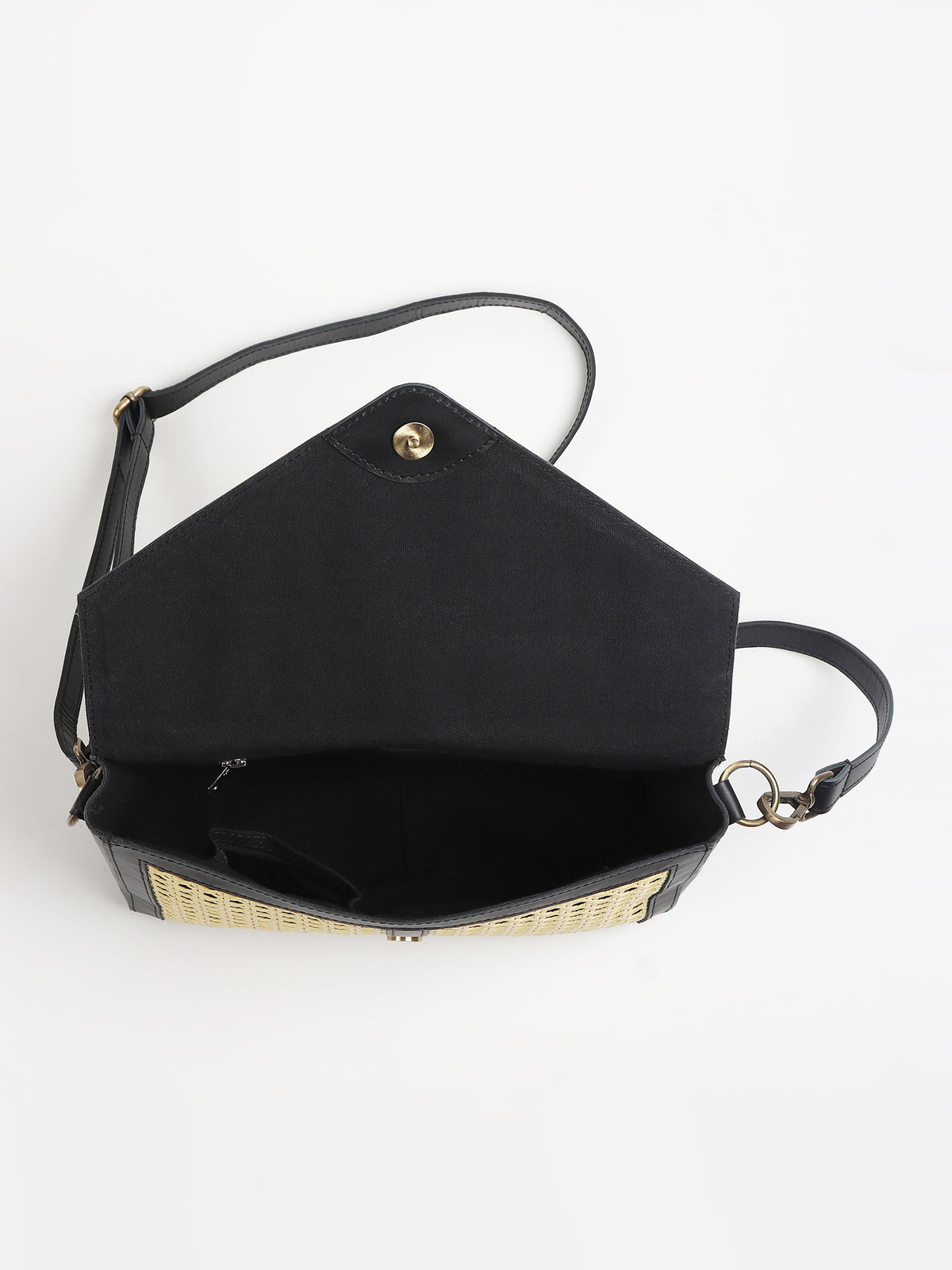 Jaylen cane sling bag on model — Art Avenue