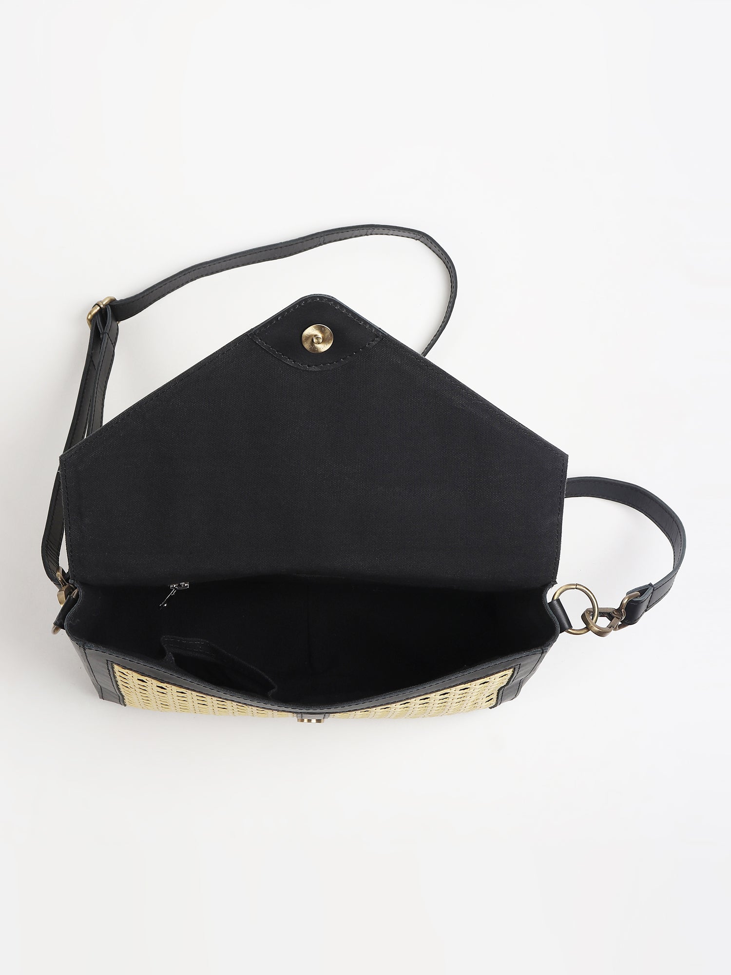 Jaylen cane sling bag on model — Art Avenue