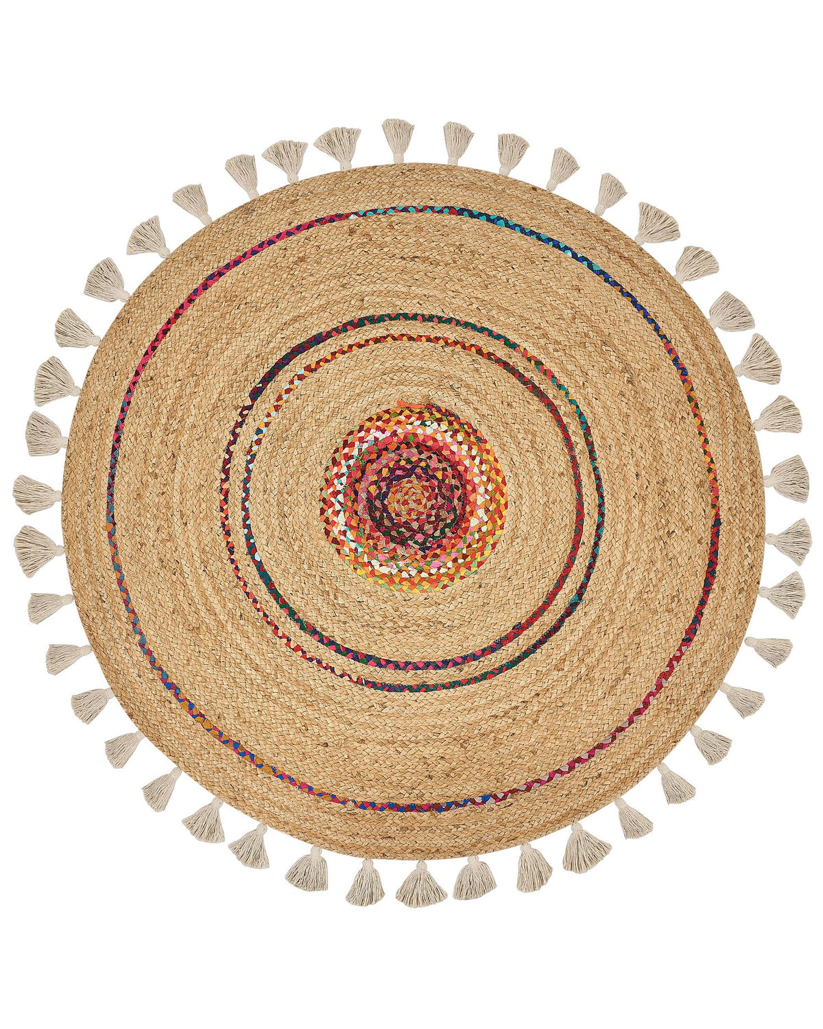 Auckland Round Braided Jute Rug