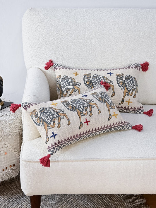 CAMEL - LUMBAR CUSHION COVER - ART AVENUE