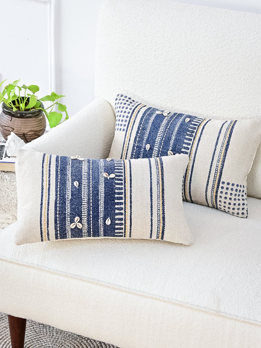 NAUTICAL BLOOM- LUMBAR CUSHION COVER - ART AVENUE