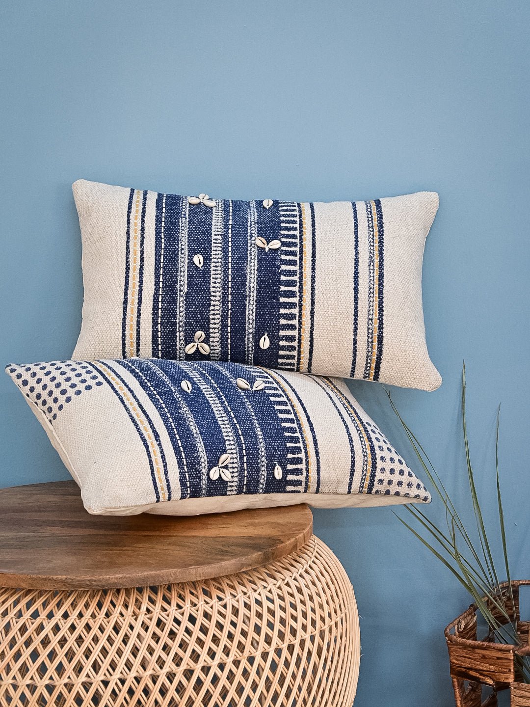 NAUTICAL BLOOM- LUMBAR CUSHION COVER - ART AVENUE
