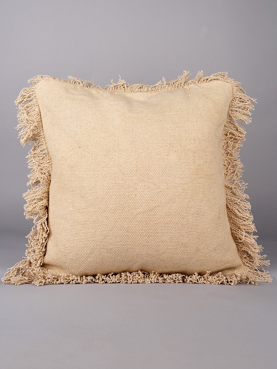 BEIGE - SQAURE CUSHION COVER - ART AVENUE