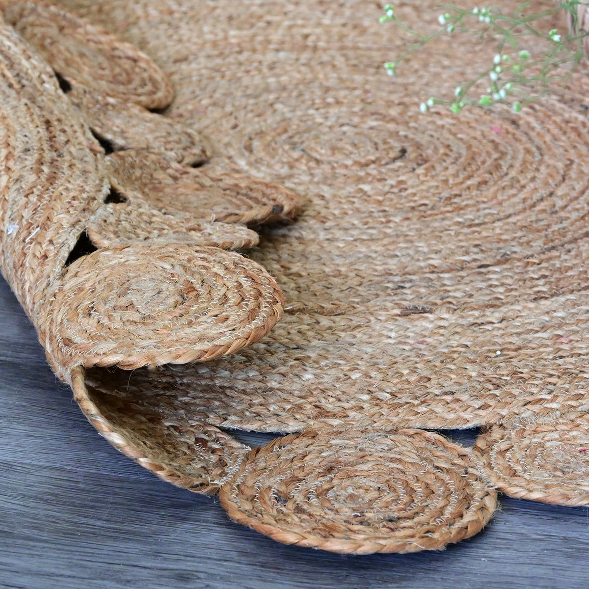 DENVER - ROUND JUTE  RUG - ART AVENUE