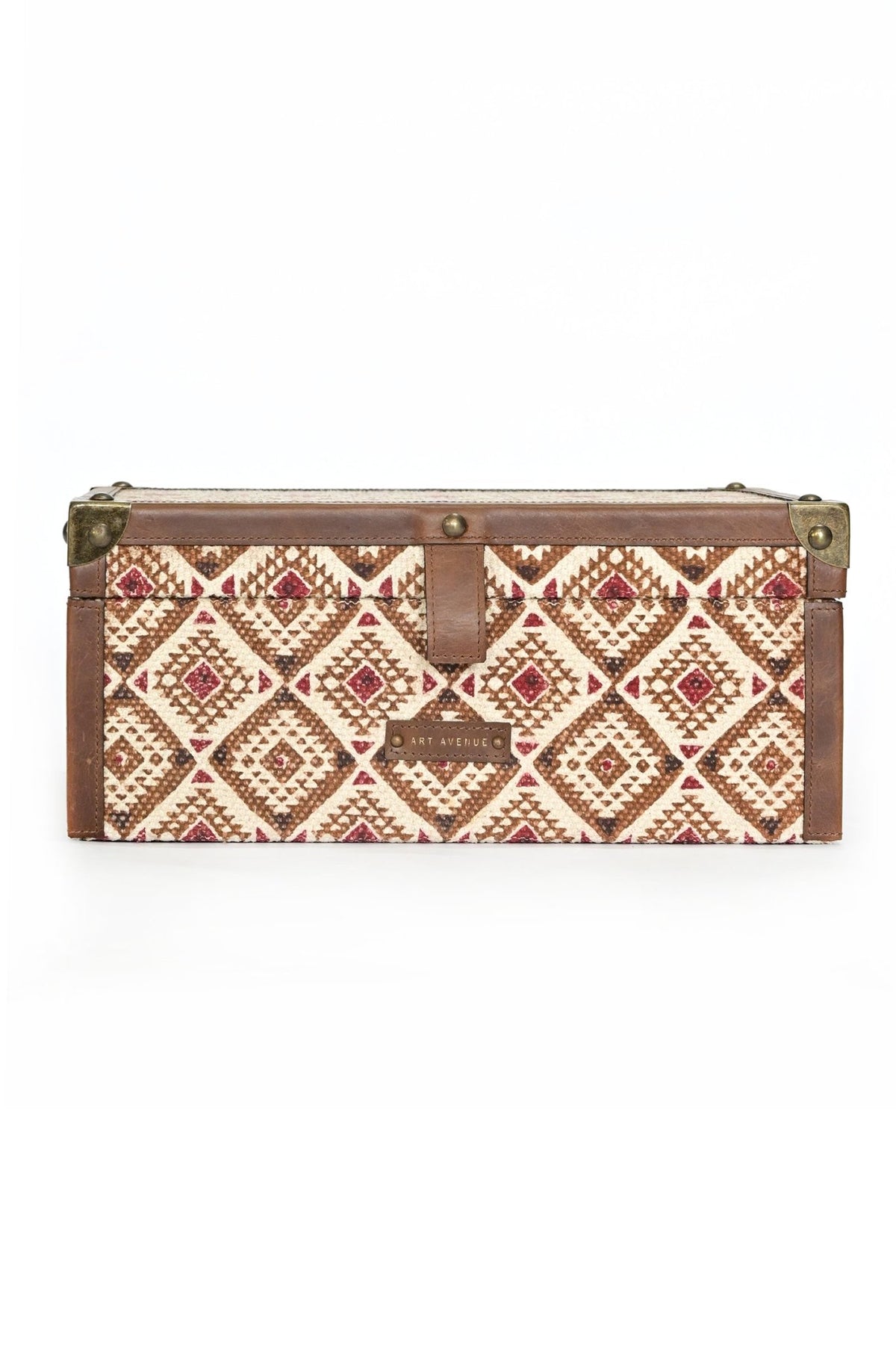 ASTRO- LEATHER & COTTON PRINTED ACCESSORIES BOX - ART AVENUE