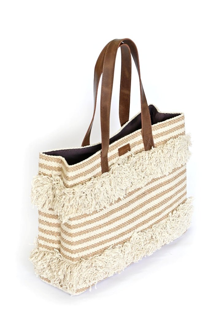 Aplas tote bag, side view — Art Avenue