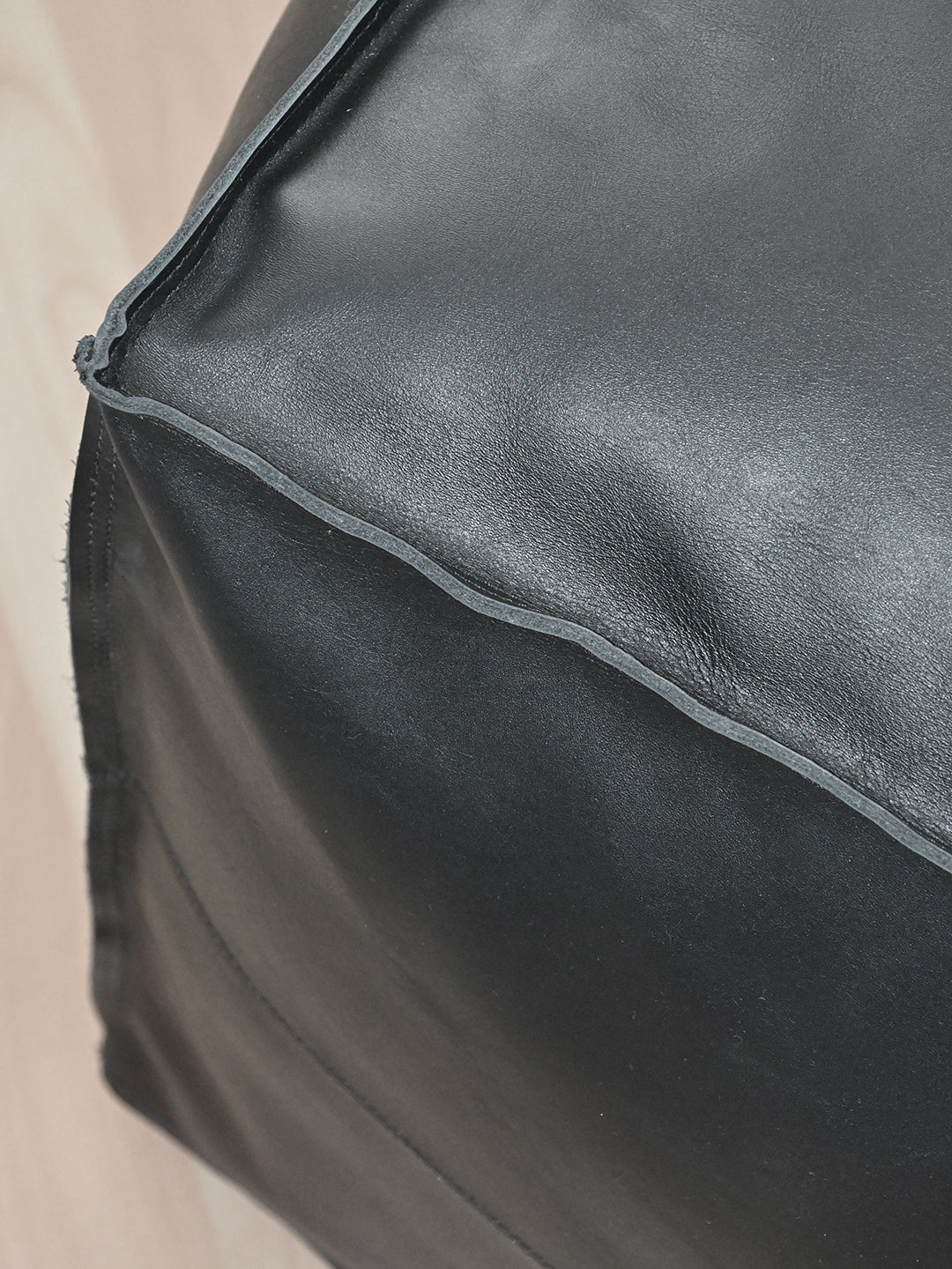 HARPER- CUBICAL LEATHER POUF - ART AVENUE