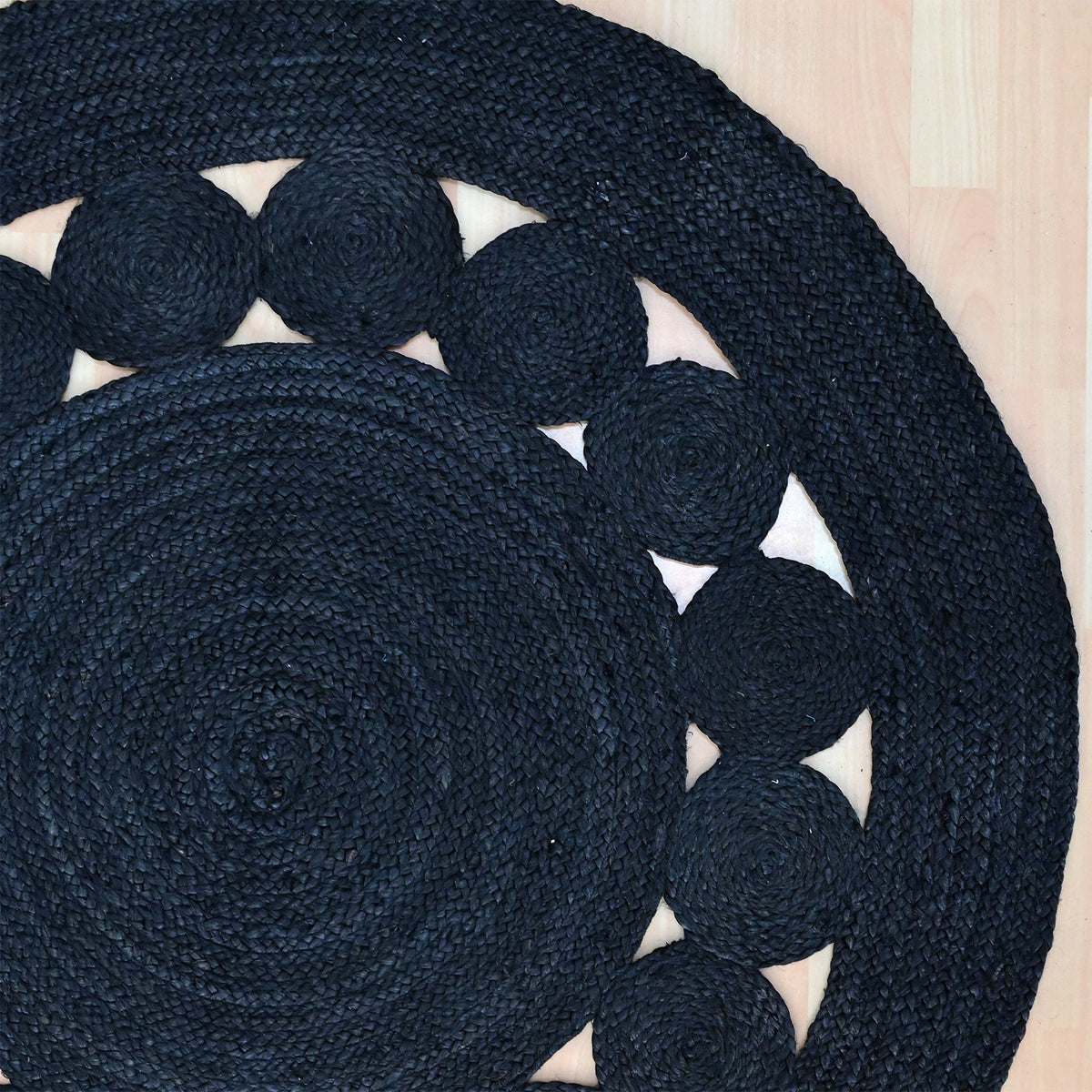 STATIC - ROUND  JUTE  RUG - ART AVENUE
