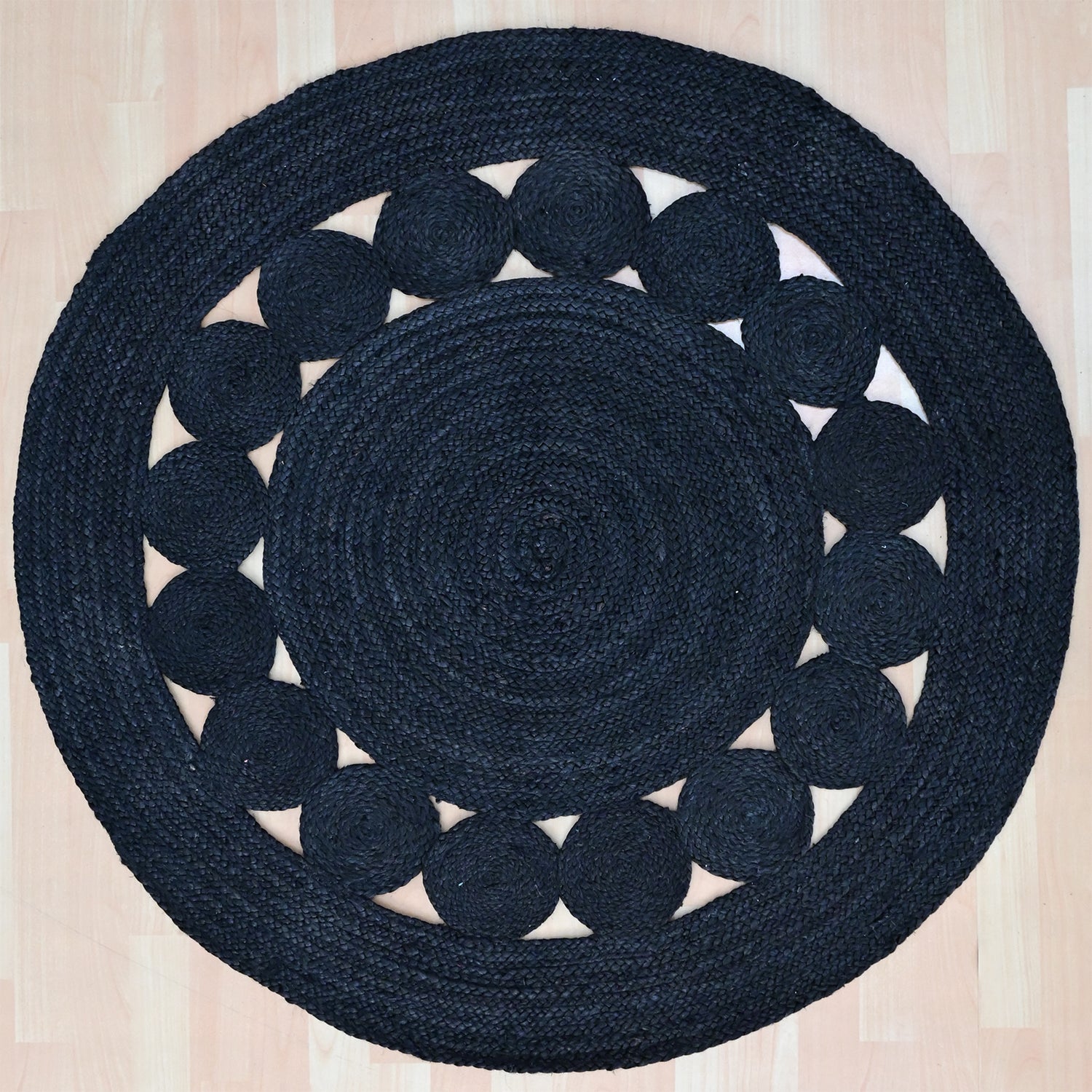 STATIC - ROUND  JUTE  RUG - ART AVENUE