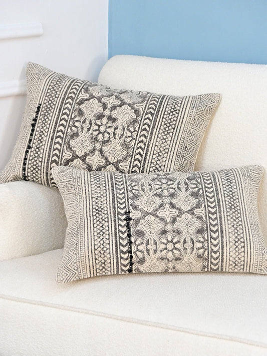 MAHOGANY-LUMBAR CUSHION COVER - ART AVENUE