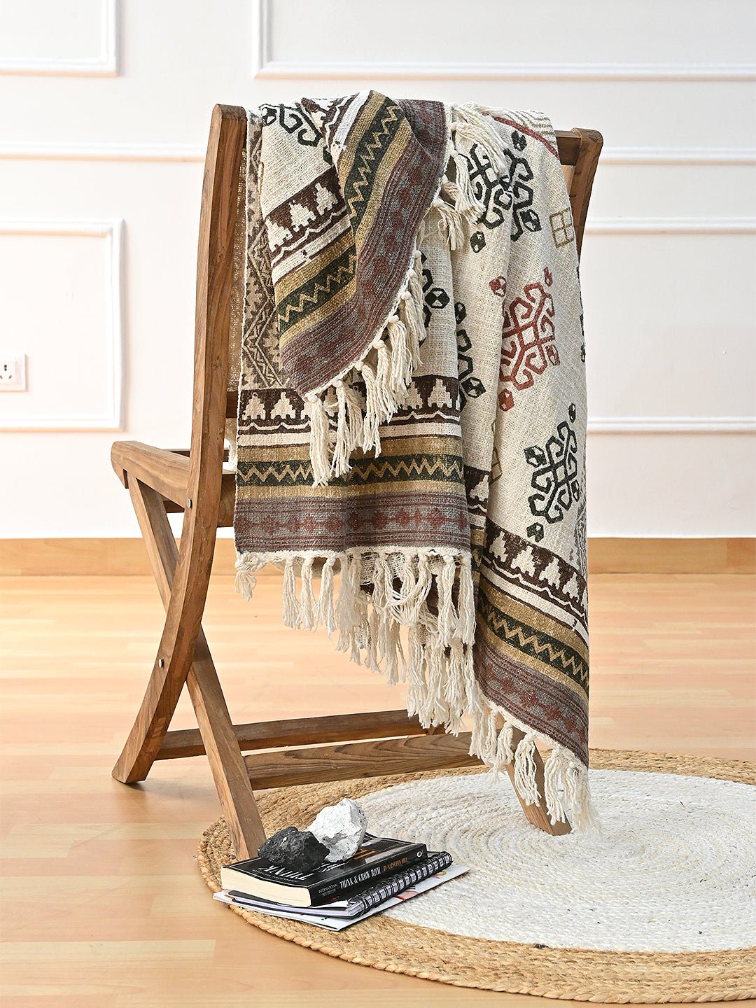 EKATERINA - BLOCK PRINTED THROW - ART AVENUE