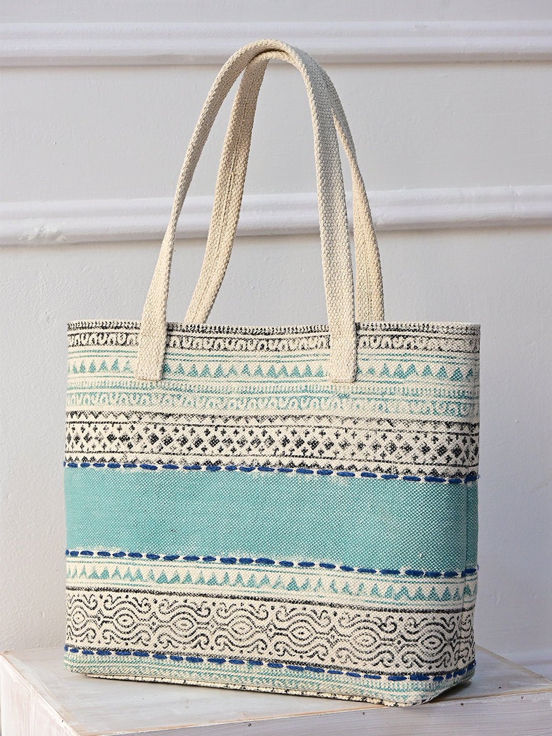 Susan cotton tote bag lifestyle — Art Avenue