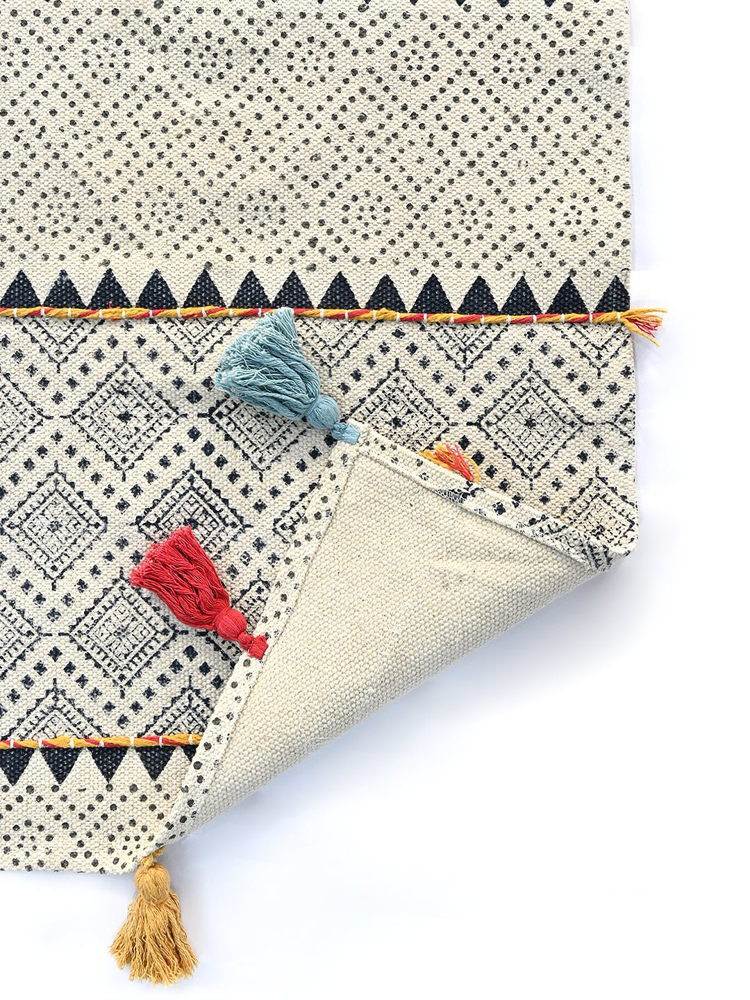 ADAM-BLOCK PRINTED FLOOR RUNNER - ART AVENUE