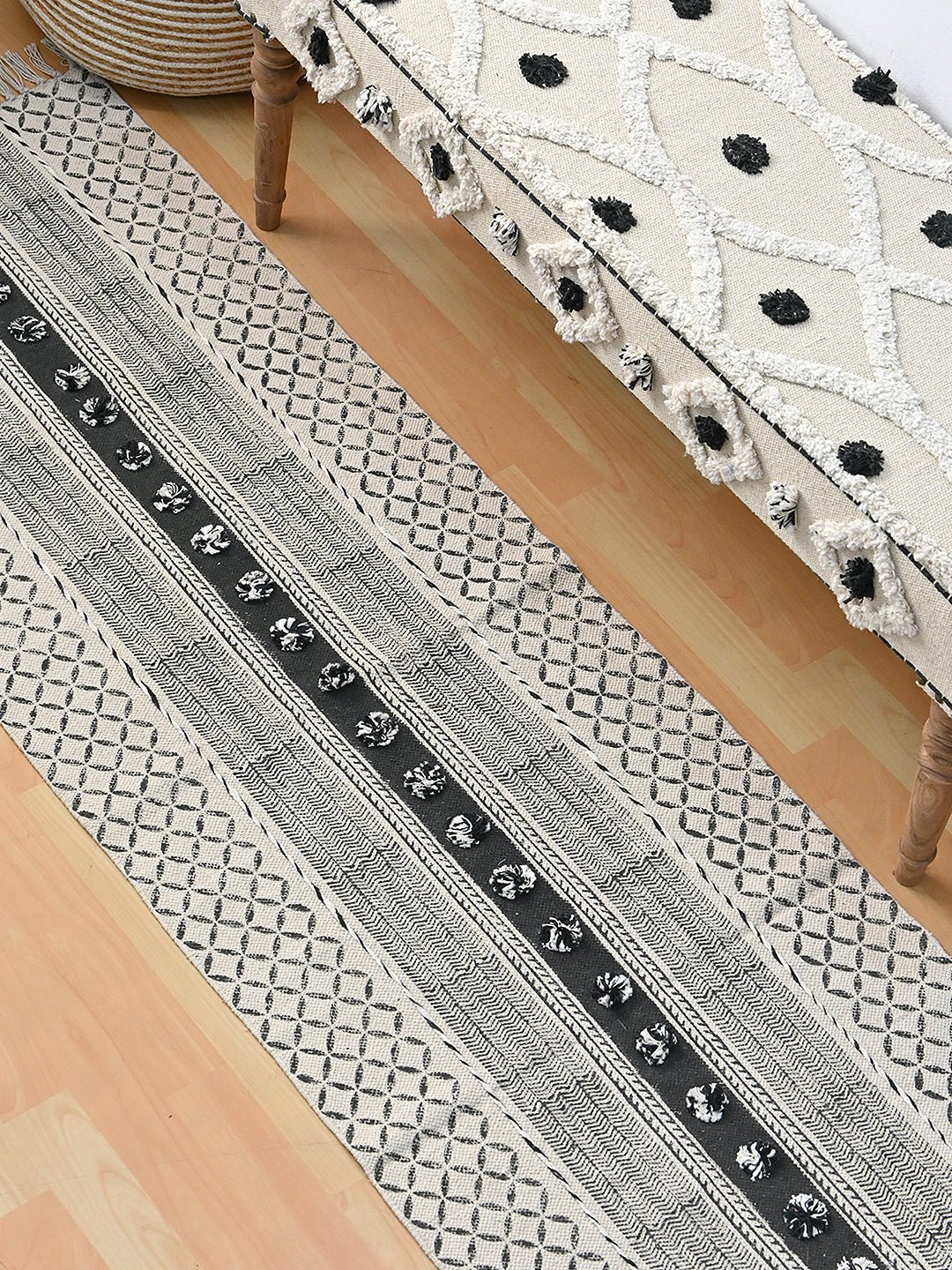 ALLISON- BLOCK PRINTED FLOOR RUNNER - ART AVENUE