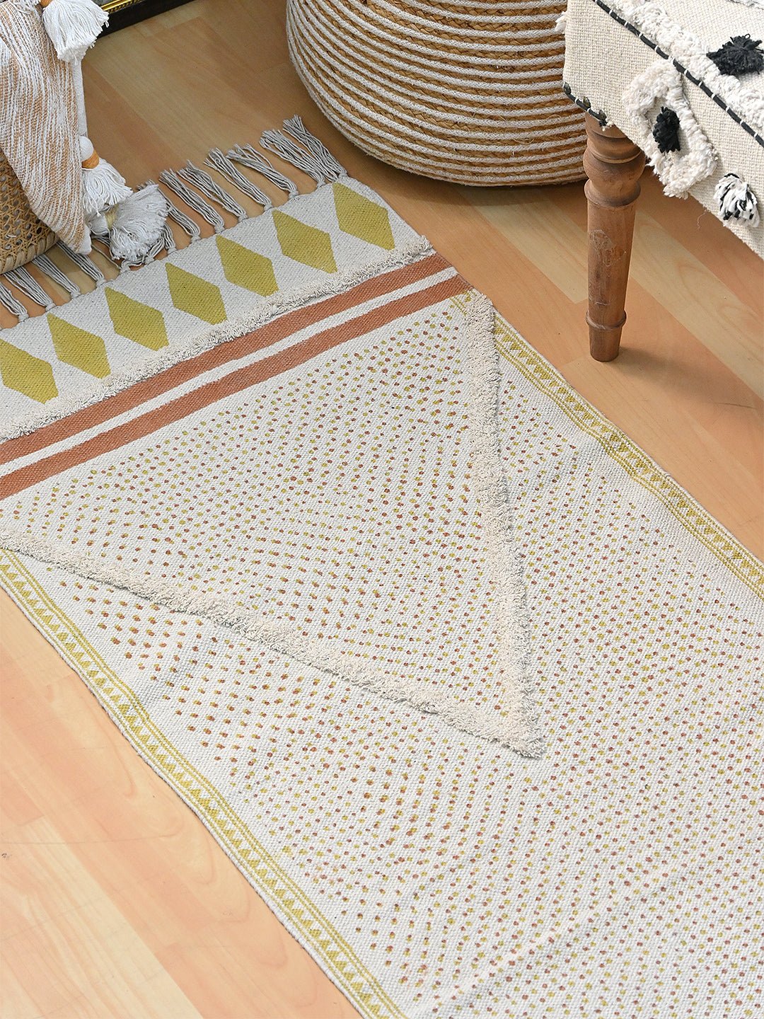 SARAH - BLOCK PRINTED FLOOR RUNNER - ART AVENUE