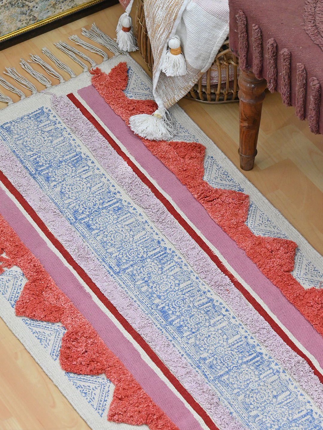 JULIETTE- BLOCK PRINTED FLOOR RUNNER - ART AVENUE
