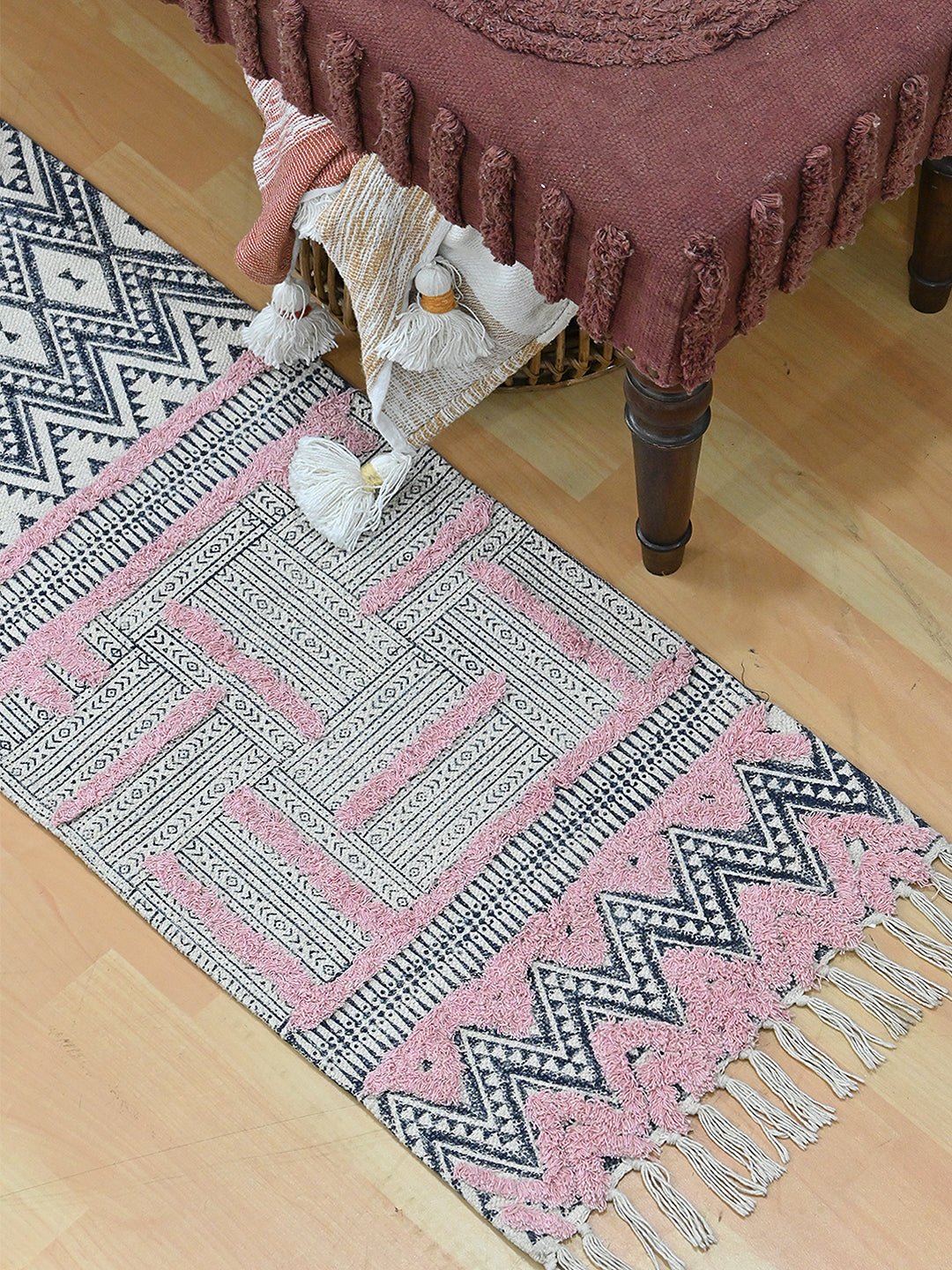 LOUIS - BLOCK PRINTED FLOOR RUNNER - ART AVENUE