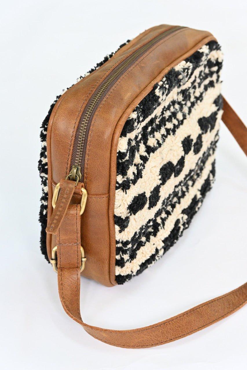 Archer leather sling bag lifestyle — Art Avenue