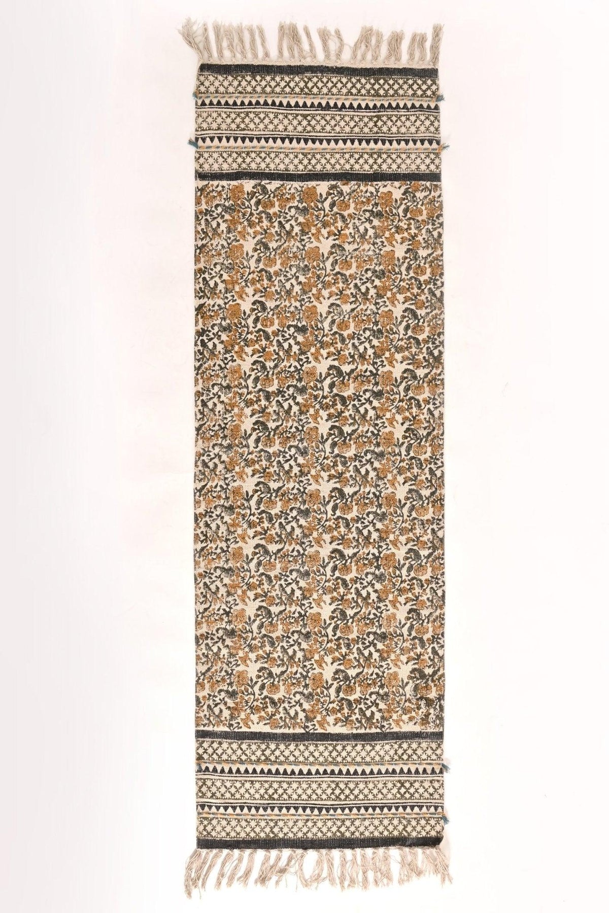 AMELIA - BLOCK PRINTED FLOOR RUNNER - ART AVENUE