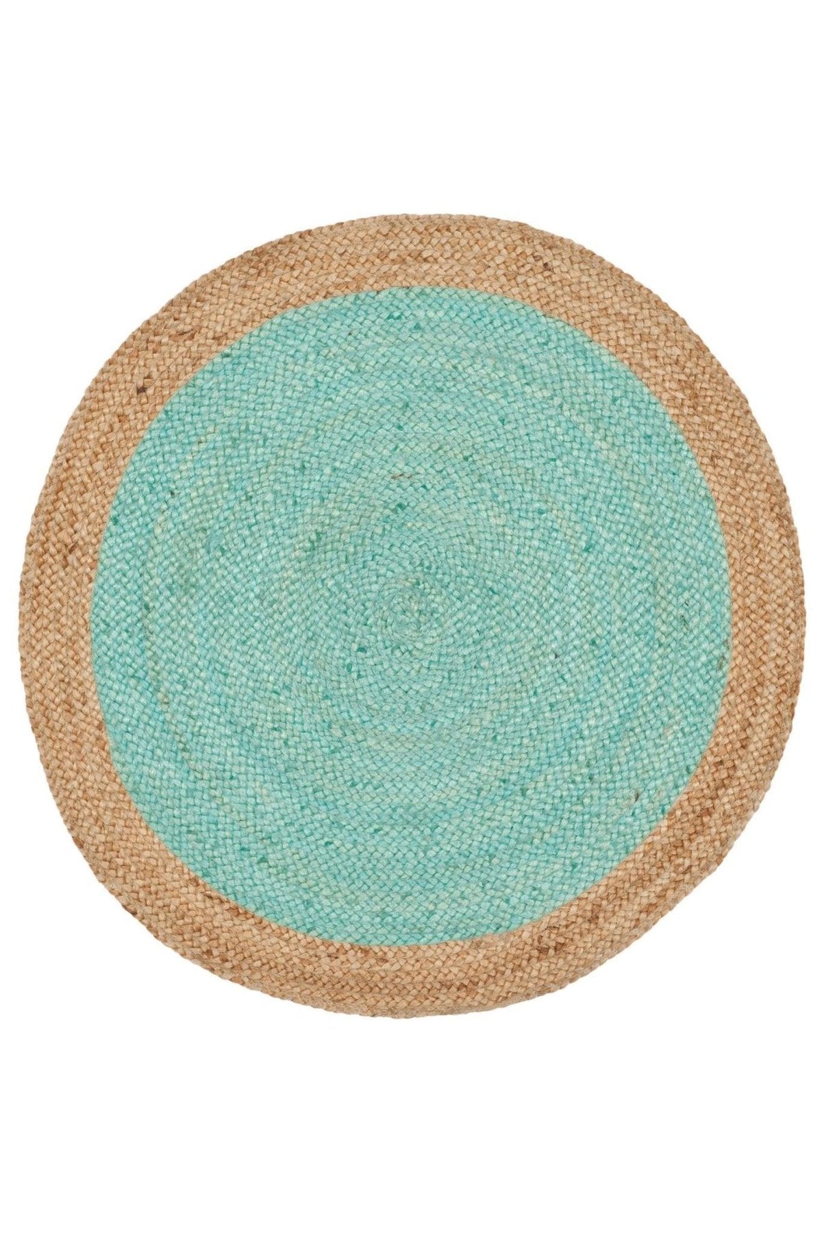 Arizona round braided jute rug — handmade in Jaipur