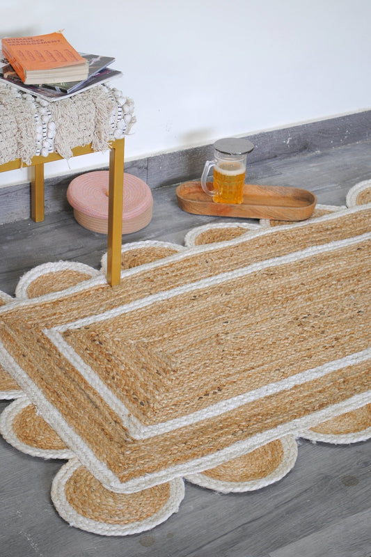 Nephron braided jute rug — Art Avenue